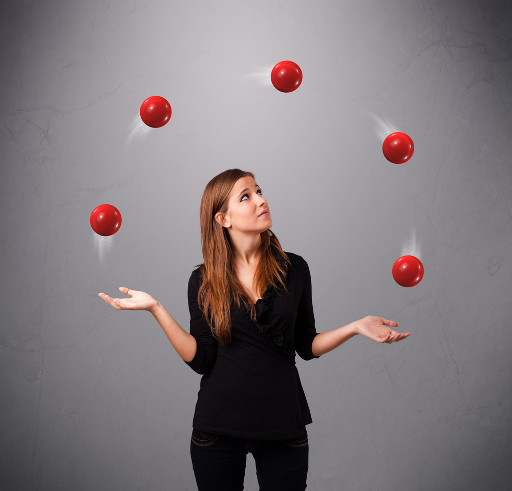 Learning to Juggle, and not always keeping all the balls in the air!