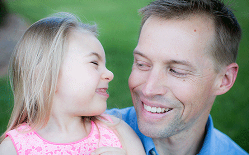 Daddy’s The One That Makes Her Laugh - Raising Children with Disabilities