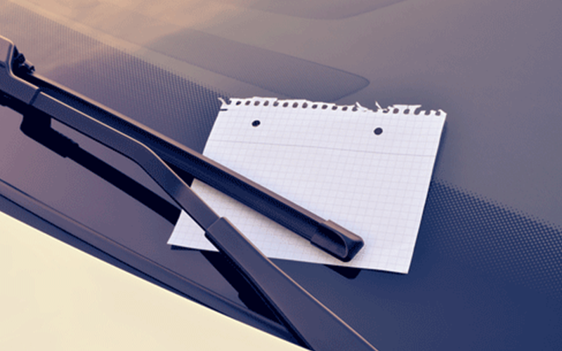 “Dear illegal parker…”