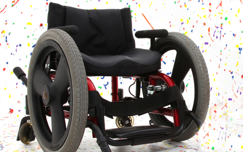 The curiosity of a new wheelchair